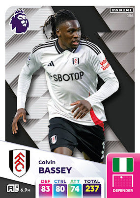 Panini Adrenalyn XL Premier League 2025 - Single FULHAM Cards (#154 - #171)