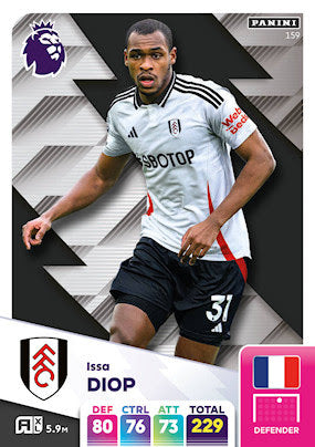 Panini Adrenalyn XL Premier League 2025 - Single FULHAM Cards (#154 - #171)