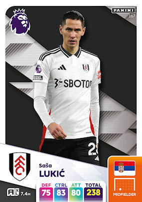 Panini Adrenalyn XL Premier League 2025 - Single FULHAM Cards (#154 - #171)