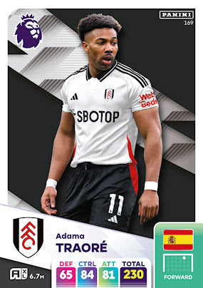 Panini Adrenalyn XL Premier League 2025 - Single FULHAM Cards (#154 - #171)