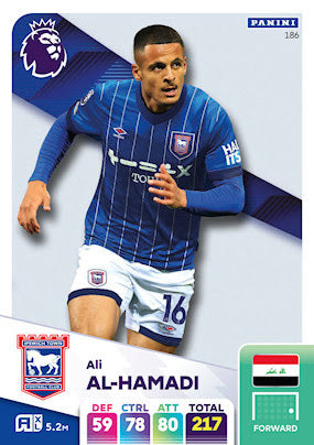 Panini Adrenalyn XL Premier League 2025 - Single IPSWICH TOWN Cards (#172 - #189)