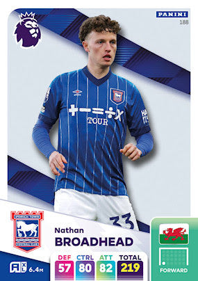 Panini Adrenalyn XL Premier League 2025 - Single IPSWICH TOWN Cards (#172 - #189)