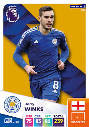 Panini Adrenalyn XL Premier League 2025 - Single LEICESTER CITY Cards (#190 - #207)