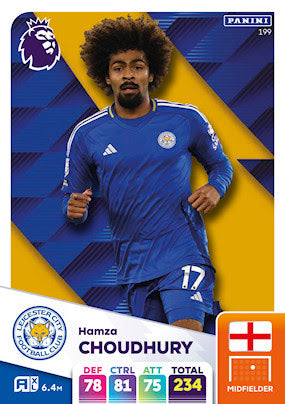 Panini Adrenalyn XL Premier League 2025 - Single LEICESTER CITY Cards (#190 - #207)