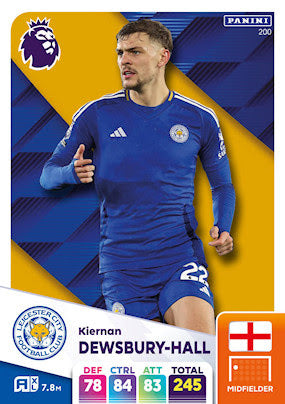 Panini Adrenalyn XL Premier League 2025 - Single LEICESTER CITY Cards (#190 - #207)