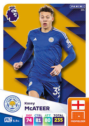 Panini Adrenalyn XL Premier League 2025 - Single LEICESTER CITY Cards (#190 - #207)