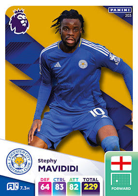 Panini Adrenalyn XL Premier League 2025 - Single LEICESTER CITY Cards (#190 - #207)