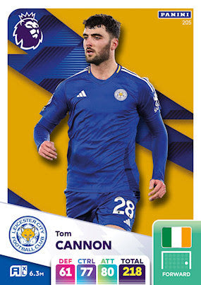 Panini Adrenalyn XL Premier League 2025 - Single LEICESTER CITY Cards (#190 - #207)