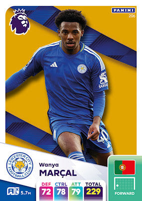 Panini Adrenalyn XL Premier League 2025 - Single LEICESTER CITY Cards (#190 - #207)