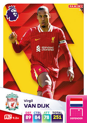 Panini Adrenalyn XL Premier League 2025 - Single LIVERPOOL Cards (#208 - #225)