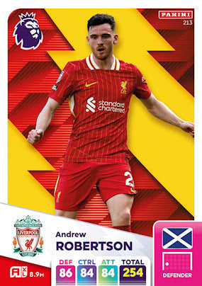 Panini Adrenalyn XL Premier League 2025 - Single LIVERPOOL Cards (#208 - #225)