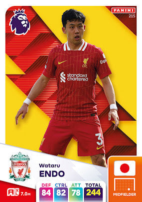 Panini Adrenalyn XL Premier League 2025 - Single LIVERPOOL Cards (#208 - #225)