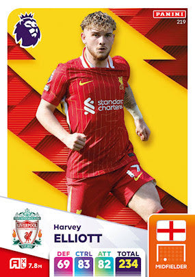 Panini Adrenalyn XL Premier League 2025 - Single LIVERPOOL Cards (#208 - #225)