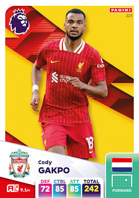 Panini Adrenalyn XL Premier League 2025 - Single LIVERPOOL Cards (#208 - #225)