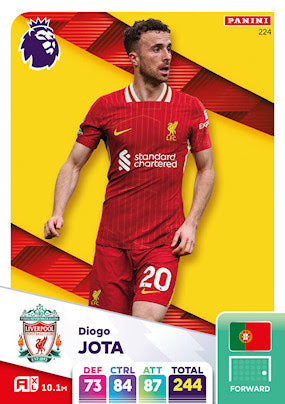 Panini Adrenalyn XL Premier League 2025 - Single LIVERPOOL Cards (#208 - #225)