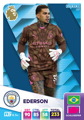 Carte Ederson – 2023-24 Panini Prizm PL, Tiger Stripes SSP #6