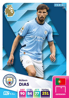 Panini Adrenalyn XL Premier League 2025 - Single MANCHESTER CITY Cards (#226 - #243)