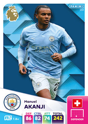 Panini Adrenalyn XL Premier League 2025 - Single MANCHESTER CITY Cards (#226 - #243)