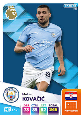 Panini Adrenalyn XL Premier League 2025 - Single MANCHESTER CITY Cards (#226 - #243)