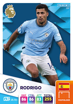 Panini Adrenalyn XL Premier League 2025 - Single MANCHESTER CITY Cards (#226 - #243)