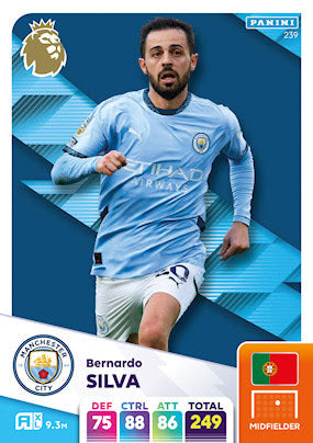 Panini Adrenalyn XL Premier League 2025 - Single MANCHESTER CITY Cards (#226 - #243)