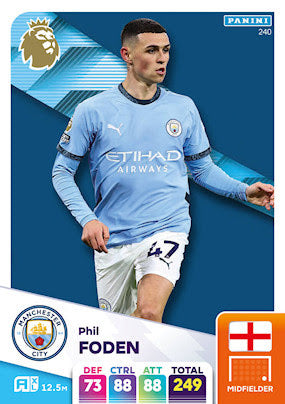 Panini Adrenalyn XL Premier League 2025 - Single MANCHESTER CITY Cards (#226 - #243)