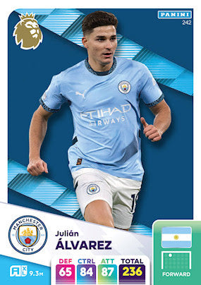 Panini Adrenalyn XL Premier League 2025 - Single MANCHESTER CITY Cards (#226 - #243)