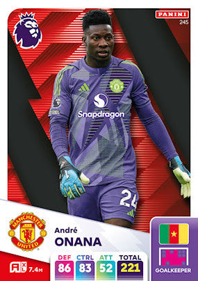 Panini Adrenalyn XL Premier League 2025 - Single MANCHESTER UNITED Cards (#244 - #261)