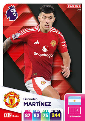 Panini Adrenalyn XL Premier League 2025 - Single MANCHESTER UNITED Cards (#244 - #261)