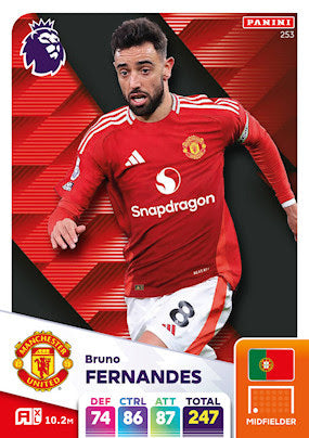 Panini Adrenalyn XL Premier League 2025 - Single MANCHESTER UNITED Cards (#244 - #261)