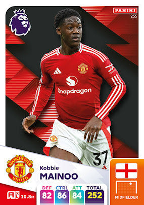 Panini Adrenalyn XL Premier League 2025 - Single MANCHESTER UNITED Cards (#244 - #261)