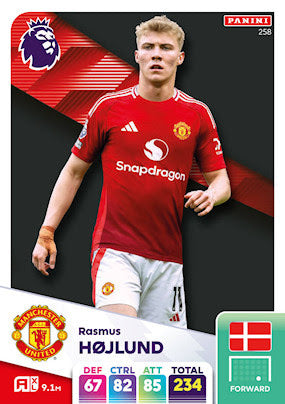 Panini Adrenalyn XL Premier League 2025 - Single MANCHESTER UNITED Cards (#244 - #261)