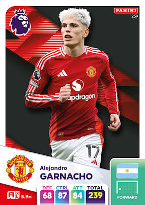 Panini Adrenalyn XL Premier League 2025 - Single MANCHESTER UNITED Cards (#244 - #261)