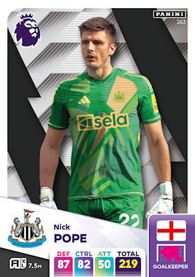 Panini Adrenalyn XL Premier League 2025 - Single NEWCASTLE UNITED Cards (#262 - #279)