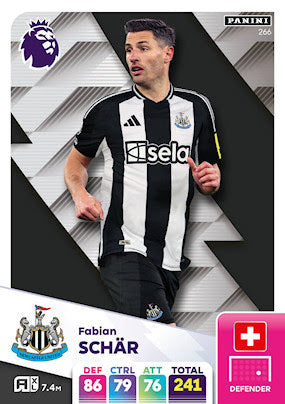 Panini Adrenalyn XL Premier League 2025 - Single NEWCASTLE UNITED Cards (#262 - #279)