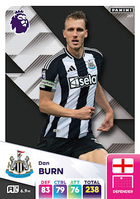 Panini Adrenalyn XL Premier League 2025 - Single NEWCASTLE UNITED Cards (#262 - #279)