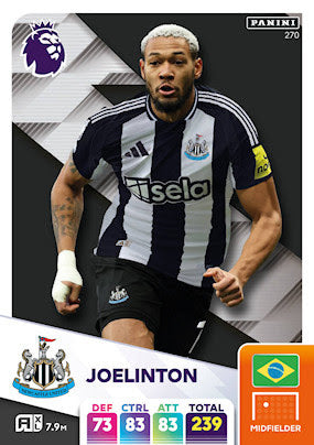 Panini Adrenalyn XL Premier League 2025 - Single NEWCASTLE UNITED Cards (#262 - #279)