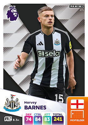 Panini Adrenalyn XL Premier League 2025 - Single NEWCASTLE UNITED Cards (#262 - #279)