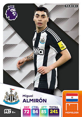 Panini Adrenalyn XL Premier League 2025 - Single NEWCASTLE UNITED Cards (#262 - #279)