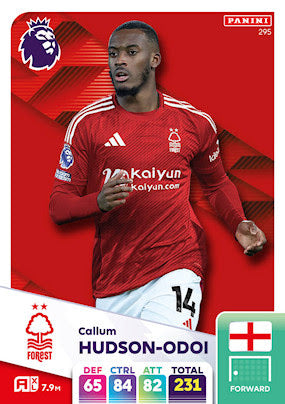 Panini Adrenalyn XL Premier League 2025 - Single NOTTINGHAM FOREST Cards (#280 - #297)