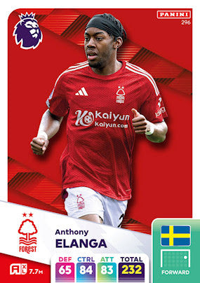 Panini Adrenalyn XL Premier League 2025 - Single NOTTINGHAM FOREST Cards (#280 - #297)