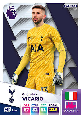 Panini Adrenalyn XL Premier League 2025 - Single TOTTENHAM HOTSPUR Cards (#316 - #333)