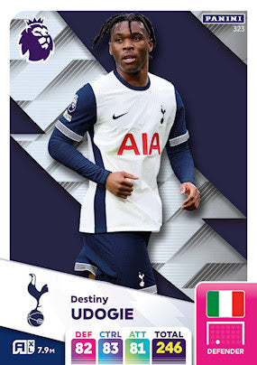 Panini Adrenalyn XL Premier League 2025 - Single TOTTENHAM HOTSPUR Cards (#316 - #333)