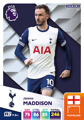 Panini Adrenalyn XL Premier League 2025 - Single TOTTENHAM HOTSPUR Cards (#316 - #333)