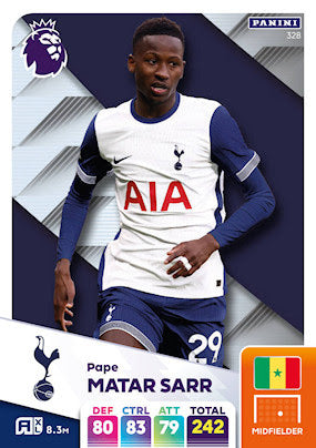 Panini Adrenalyn XL Premier League 2025 - Single TOTTENHAM HOTSPUR Cards (#316 - #333)