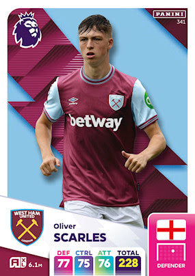 Panini Adrenalyn XL Premier League 2025 - Single WEST HAM UNITED Cards (#334 - #351)