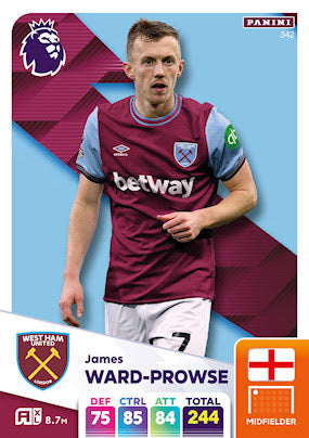 Panini Adrenalyn XL Premier League 2025 - Single WEST HAM UNITED Cards (#334 - #351)