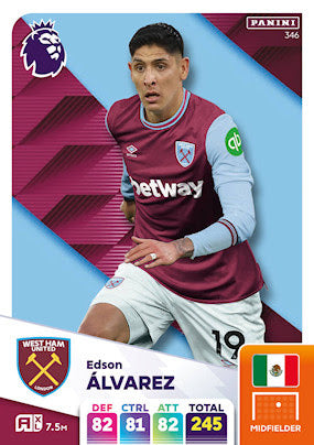 Panini Adrenalyn XL Premier League 2025 - Single WEST HAM UNITED Cards (#334 - #351)