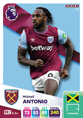 Panini Adrenalyn XL Premier League 2025 - Single WEST HAM UNITED Cards (#334 - #351)