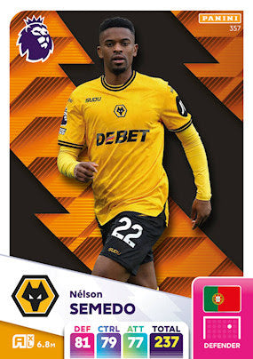 Panini Adrenalyn XL Premier League 2025 - Single WOLVERHAMPTON WANDERERS Cards (#352 - #369)